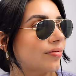 Ray-Ban Classic Aviator Gold Green Unisex Sunglasses RB3025 - Additional view 8