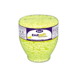 3M 247-391-1004 soft Neon Tapered Earplug Refill, Cordless, Yellow, 500 - Box
