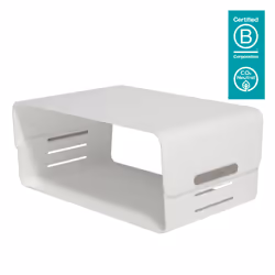 Dataflex Addit Bento® monitor riser - adjustable 120, Freestanding, 20 kg, Height adjustment, Grey, White