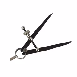 4"" Long Fine Point Divider Premium Flat Leg Tool Gauge Distant Measur