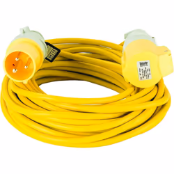 Defender Extension Lead Yellow 1.5mm2 16A 14m - 110V