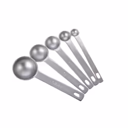 MIU France Stainless Steel Set of 5 Measuring Spoons