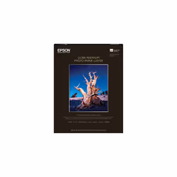 Epson Ultra Premium Photo Paper LUSTER (17x22 Inches  25 Sheets) (S042084)   White