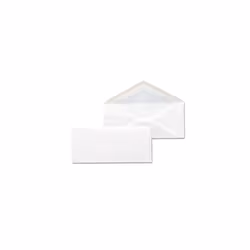 Universal Business Envelope VFlap 10 White 500/Box (35210)