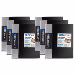 PACK of 6 Itoya Art Portfolio 5 x 7"" Photo Album Presentation Book 48