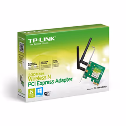 300 Mbps Wireless N PCI Express Adapter, PCIe Network Interface Card for Desktop, Low-Profile Bracket Included, Supports