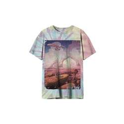 Star Trek 879593-medium Tie Dye Landscape T-Shirt - Medium