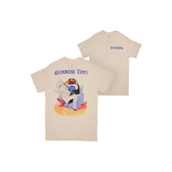 Guinness 881003-xlarge Time Penguin Front & Back Print T-Shirt - Extra Large