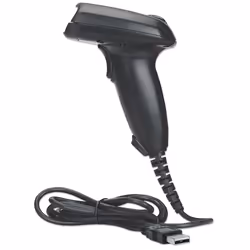 Manhattan Long Range CCD Handheld Barcode Scanner, USB, 500mm Scan Depth, Cable 1.5m, Max Ambient Light 10,000 lux (sunlight), Black, Three Year Warranty, Box - Additional view 5