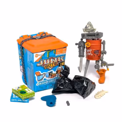 Junbots Trash Bin with 1 Bot
