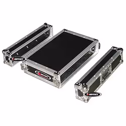 Odyssey Innovative Designs Effects Rack, Carrying case, Black, Silver, 550 mm, 540 mm, 140 mm, 9 kg