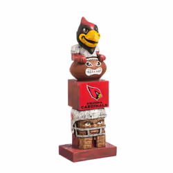 Team Sports America NFL Tiki Totems (16 Inches  Arizona Cardinals)