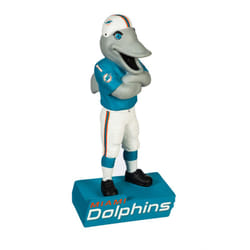 Team Sports America NFL Miami Dolphins Fun Colorful Mascot Statue 12 Inches Tall
