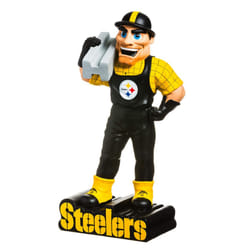 Team Sports America NFL Pittsburgh Steelers Fun Colorful Mascot Statue 12 Inches Tall
