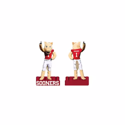 Team Sports America NCAA University of Oklahoma Fun Colorful Mascot Statue 12 Inches Tall