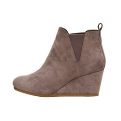 Dunes Womens Zoey wedge bootie Wide Width available  TAUPE  11