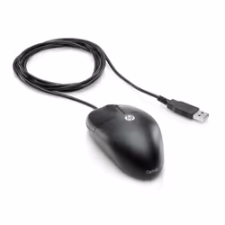 HP DC172B, Ambidextrous, Optical, USB Type-A, Black