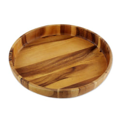 NOVICA Brown Wood Eco-Friendly Serving Bowl  'Harmonious Nature'