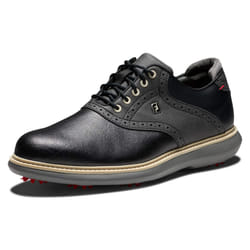 FootJoy Men's Traditions Golf Shoe  Black/Black  10