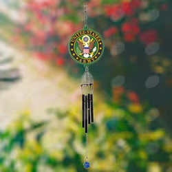 Red Carpet Studios 15171 Patriot Military Wind Chime  21-Inch  Army