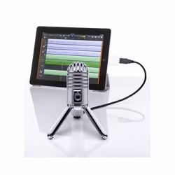 Samson Meteor Mic Chrome Laptop microphone