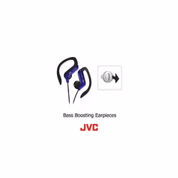 JVC HAEBR80S Sports Clip Headphones (Silver)  One Size