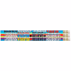 Musgrave Pencil Company -inch Believe In Yourself-inch Pencil 12/Pack (MUS2283D)