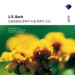 Warner Music John Eliot Gardiner - Bach: Cantatas BWV Nos 4 & 131, CD Classic