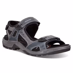 Ecco Mens 2021 Offroad Nubuck Yak Leather Lightweight Supportive Sandals - UK 8-8.5, Marine