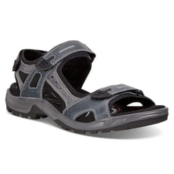 Ecco Mens 2021 Offroad Nubuck Yak Leather Lightweight Supportive Sandals - UK 8-8.5, Marine
