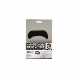 Good Fella Black Moustache - 1 Piece  Fits Most Teens and Adults - Perfect for Wacky Parties & Stage Performances