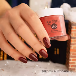 Gelish Powder Dip Collection (See You In My Dreams) Red Nail Dip Powder  Red Nail Powder  Dip Powder Colors  8 ounce
