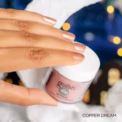 Gelish Powder Dip Collection (Copper Dream) Copper Nail Dip Powder  Copper Powder Nail Dip  Dip Powder Colors  8 ounce