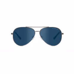 Gunnar Optiks Maverick, Oval, Classic, Silver, Stainless steel, 5.7 cm, 1.4 cm