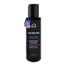 Mountaineer Brand Bald Head Shampoo for Men | All Natural Moisturizing/Hydrating Shaving Soap and Face Cleanser | For Daily Head/Scalp Care and Wash |