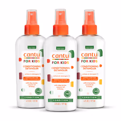 Cantu Care for Kids Paraben & Sulfate-Free Conditioning Detangler with Shea Butter  6 fl oz (Pack of 3)