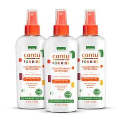 Cantu Care for Kids Paraben & Sulfate-Free Conditioning Detangler with Shea Butter  6 fl oz (Pack of 3)