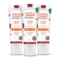 Cantu Care for Kids Paraben  Sulfatefree Curling Cream with Shea Butter 8 oz Pack of 3