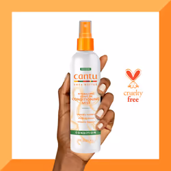 Cantu Leave-In Conditioning Mist with Pure Shea Butter, 8 fl oz (Pack of 2)