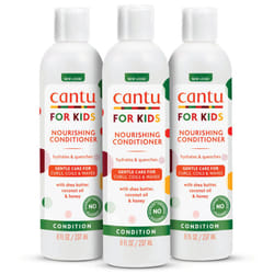 Cantu Care for Kids Nourishing Sulfate-Free Conditioner with Shea Butter  8 fl oz (Pack of 3) (Packaging May Vary)