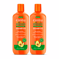 Cantu Avocado Hydrating Sulfate-Free Shampoo with Pure Shea Butter 13.5 oz (Pack of 2) (Packaging May Vary)