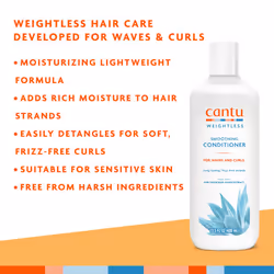 Cantu Weightless Smoothing Conditioner  13.5 fl oz