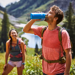 HYDRO FLASK - Water Bottle 1180 ml (40 oz) - Vacuum Insulated Stainless Steel Water Bottle Flask with Leak Proof Flex Cap with Strap - BPA-Free