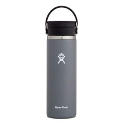 Hydro Flask 20 Oz Wide Flex Sip Lid Stone With Dishwasher Safe Double-wall - Aluminum