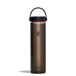 Hydro Flask Steel 24 Oz Lightweight Wide Flex Cap Obsidian