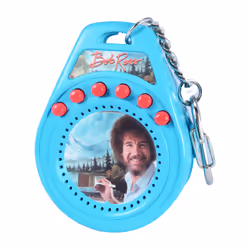 World’s Smallest Bob Ross Talking Keychain, Blue, 1 pc(s)