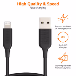 MFi Certified Fast Charging USB-C to Lightning iPhone Charger Cable, Nylon Braided Cord, Compatible Charger for Apple iPhone 14 13 12 11 X Xs Pro, Pro