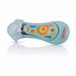 Nuby Baby Care Nail Clippers  2 Count  Green/Aqua