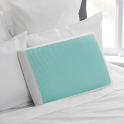 Sealy Essentials Memory Foam Gel Cooling Pillows  Standard/Queen  1 Count (Pack of 1) White