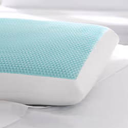 Sealy Essentials Memory Foam Gel Cooling Pillows  Standard/Queen  1 Count (Pack of 1) White